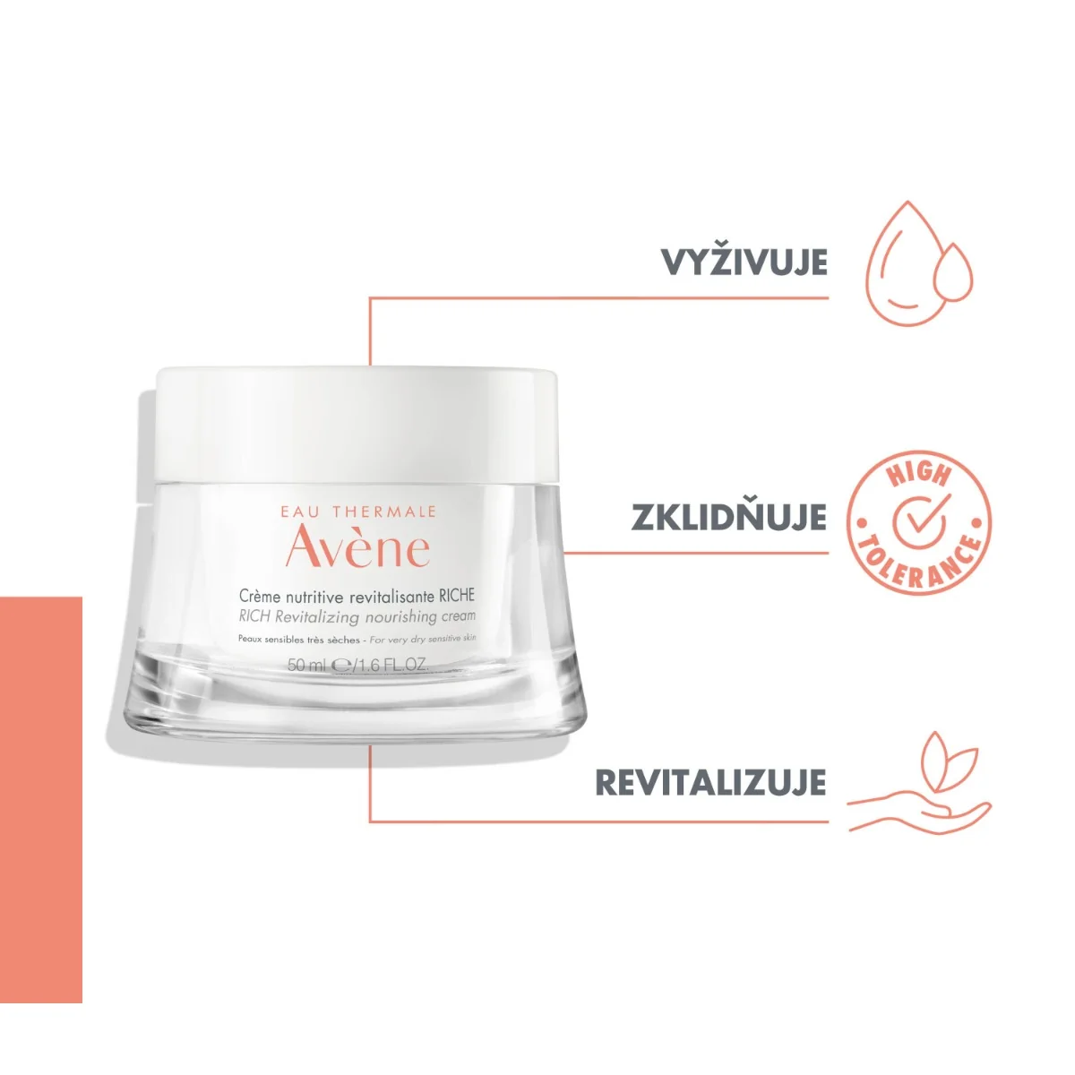 Avène Revitalizační velmi výživný krém 50 ml