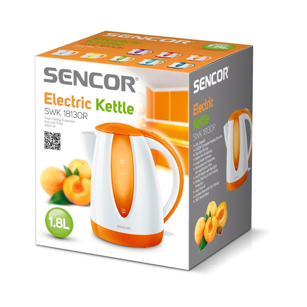 SENCOR SWK 1813OR rychlovarná konvice