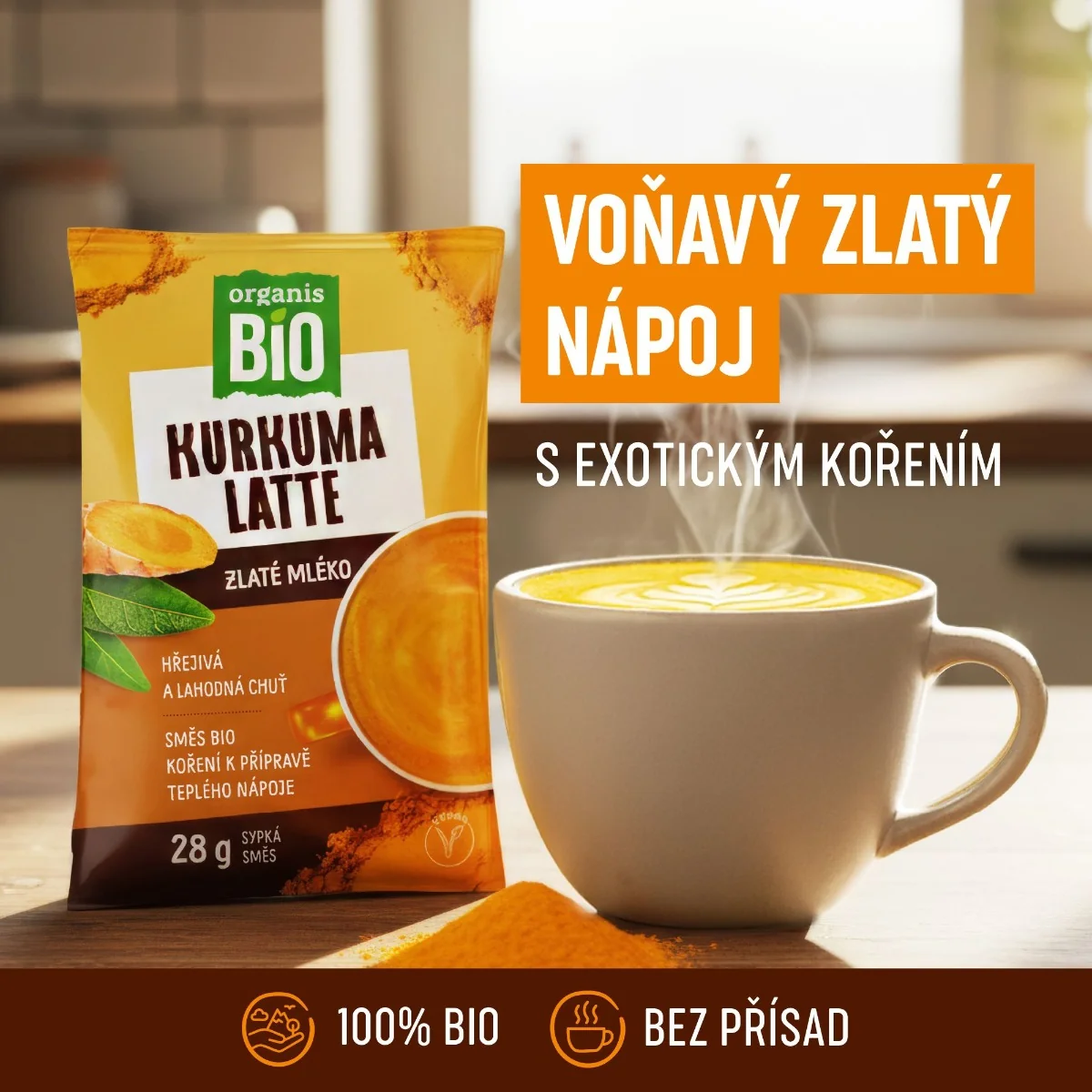 Organis Kurkuma latte 28 g