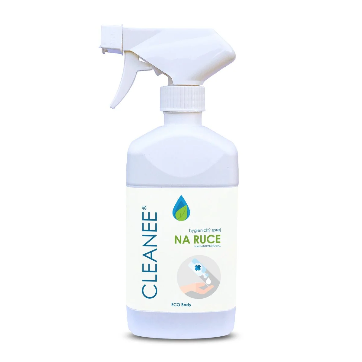 CLEANEE ECO Body Hygienický sprej na ruce 500 ml