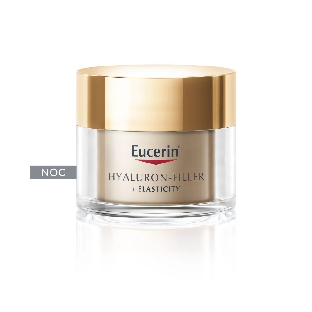 Eucerin Hyaluron-Filler + Elasticity noční krém proti vráskám 50 ml