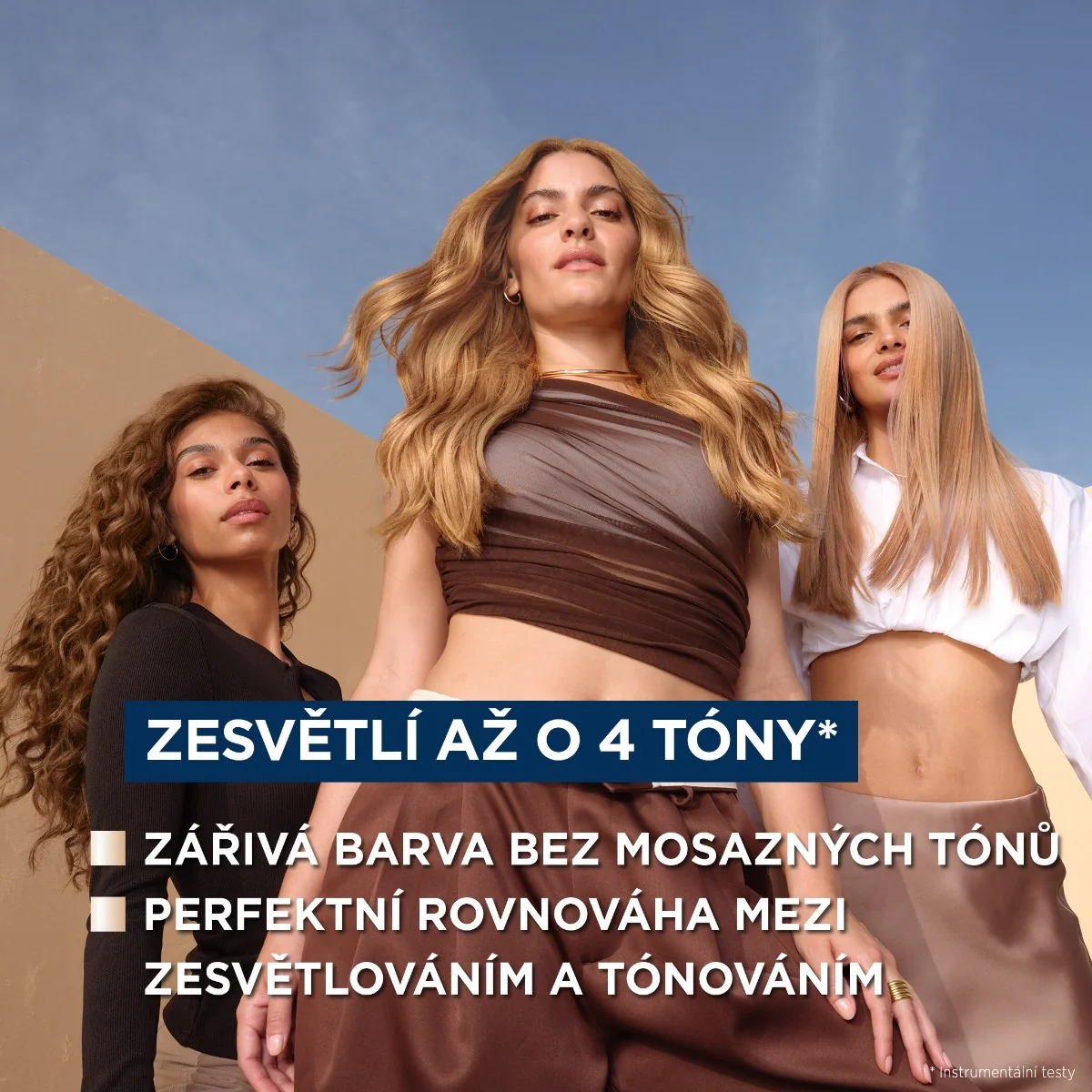 Garnier Color Sensation HL2 Medová blond barva na hnědé vlasy