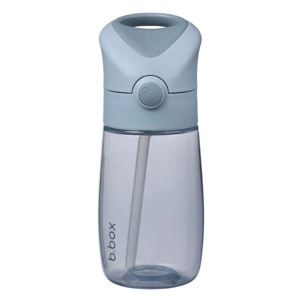 B.BOX Láhev na pití s brčkem Junior 380 ml - chill out