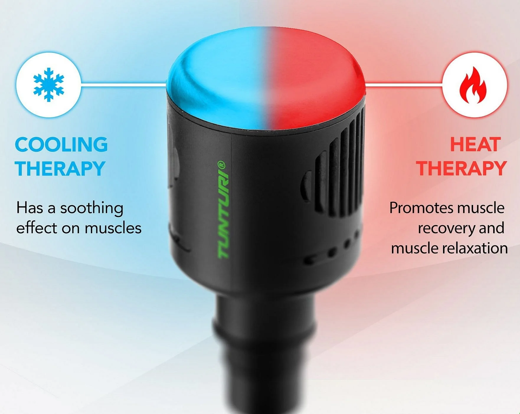 Tunturi Nahřívací a chladící hlava pro masážní pistoli Heat and Cool