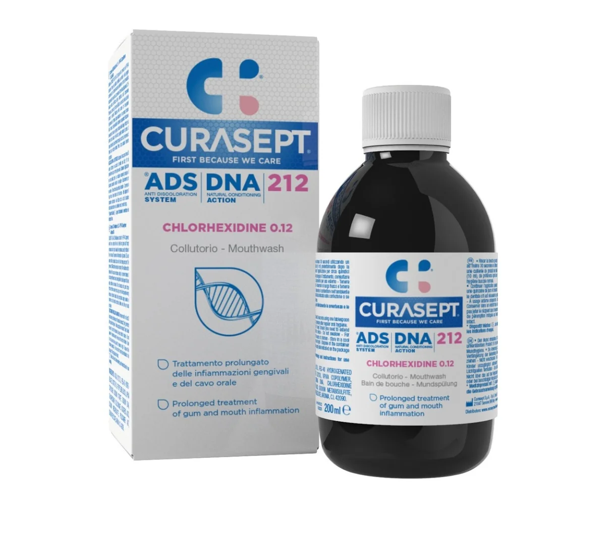 CURASEPT ADS DNA 212 ústní voda 200 ml