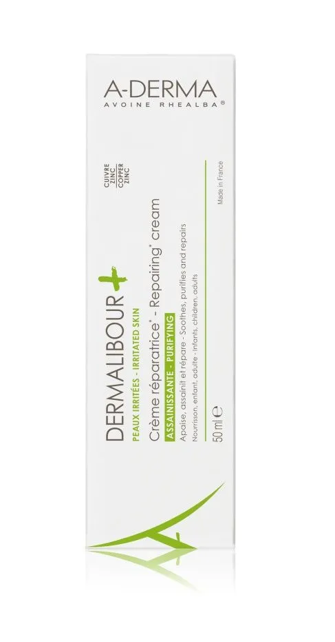 A-Derma Dermalibour+ creme reparační krém 50 ml