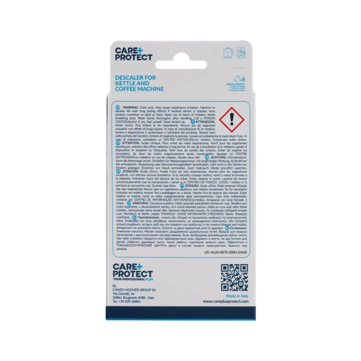 Care+Protect CPP0620COF odvápňovač 6x20 g