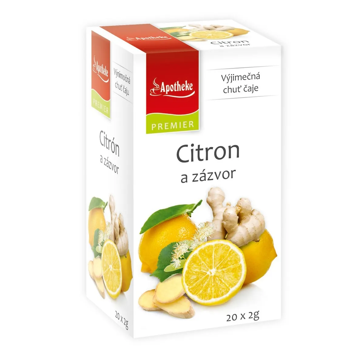 Apotheke Citron a zázvor nálevové sáčky 20x2 g