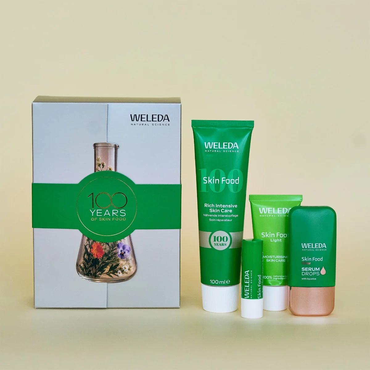 Weleda 100 Years Of Skin Food Anniversary dárkový set 4 ks