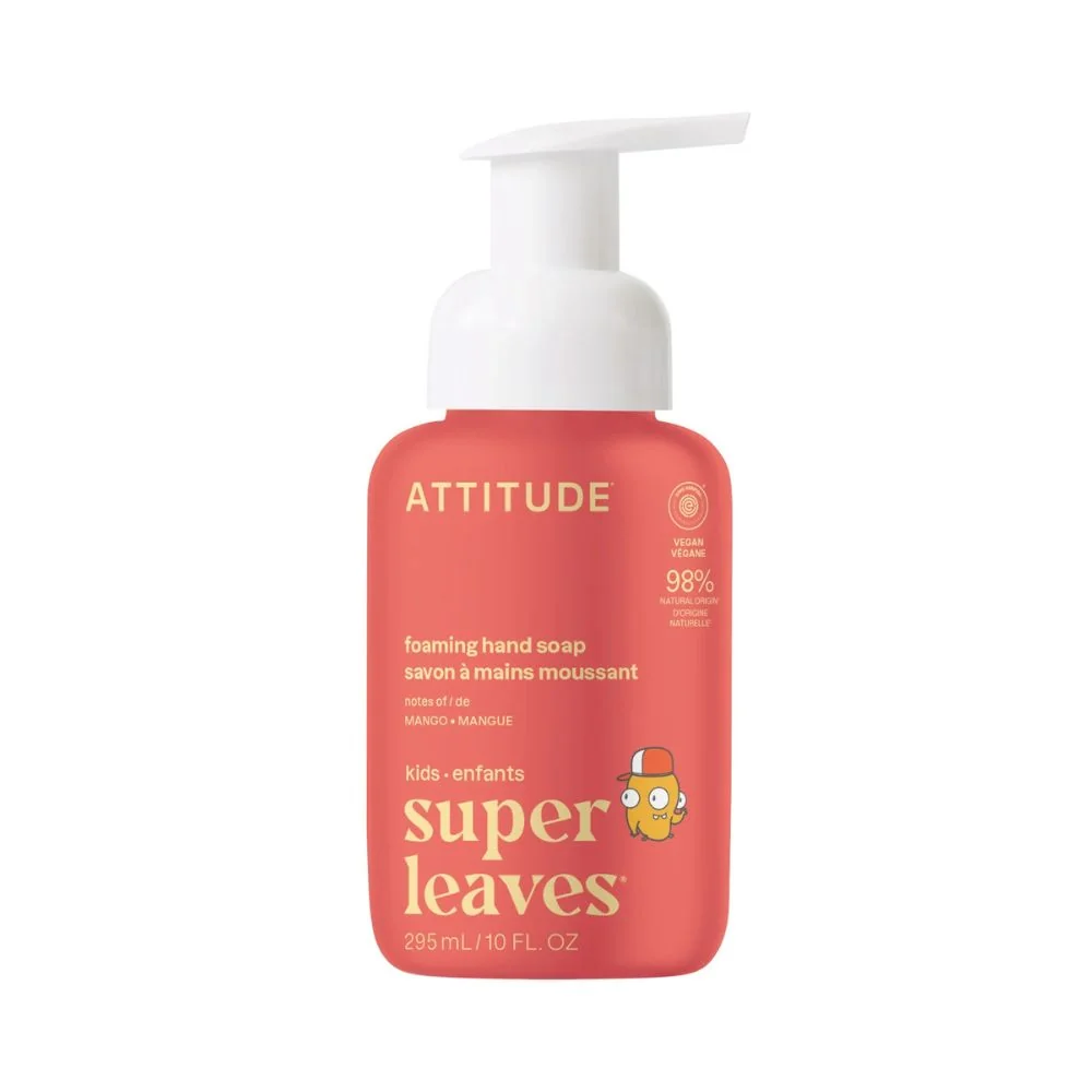 ATTITUDE Super leaves Kids Dětské pěnivé mýdlo s vůní manga 295 ml