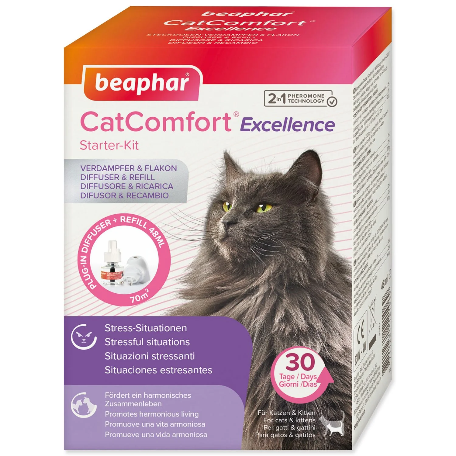 Beaphar Difuzér CatComfort Excellence sada Kočka 48ml