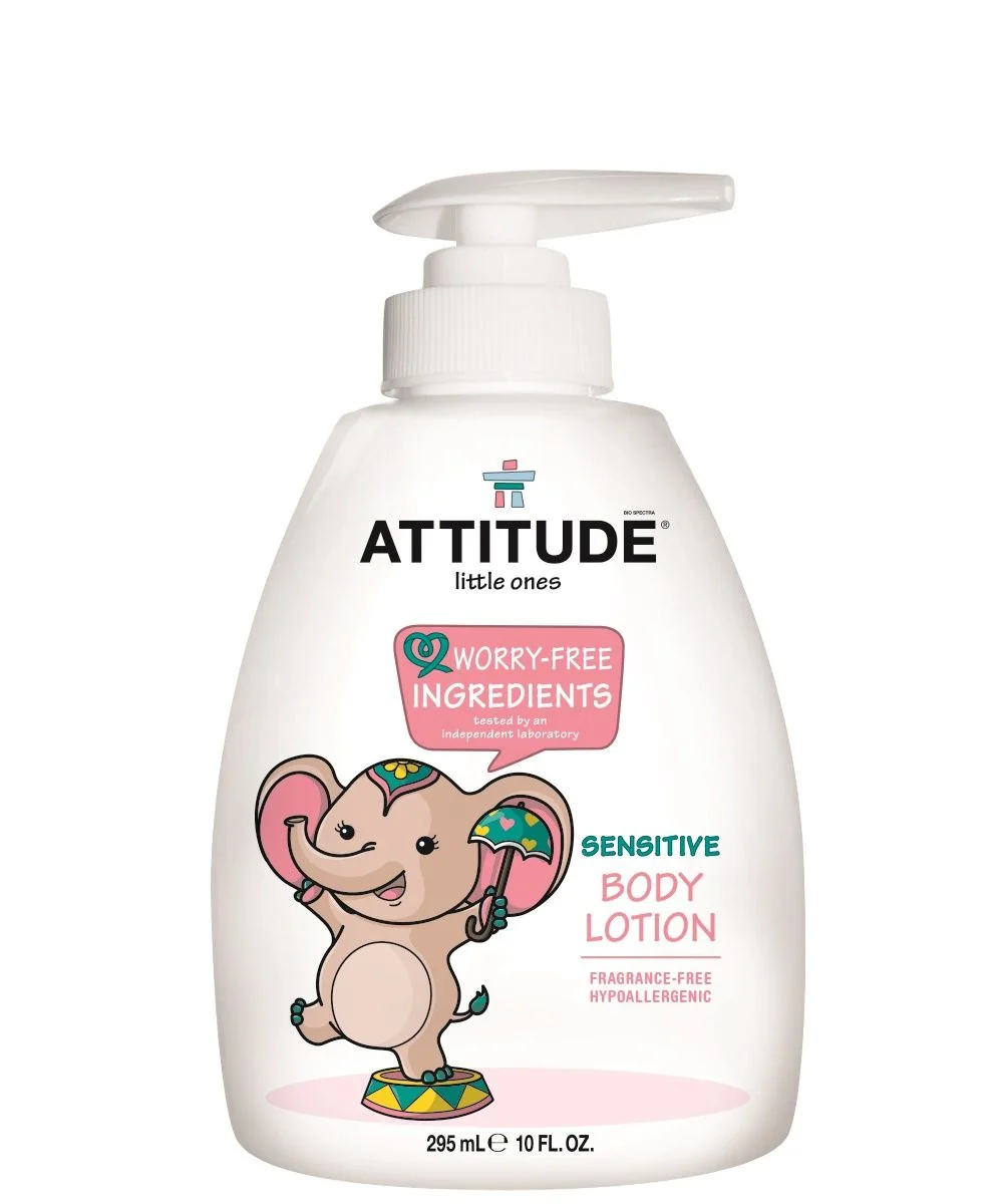ATTITUDE Dětské tělové mléko bez vůně 300 ml