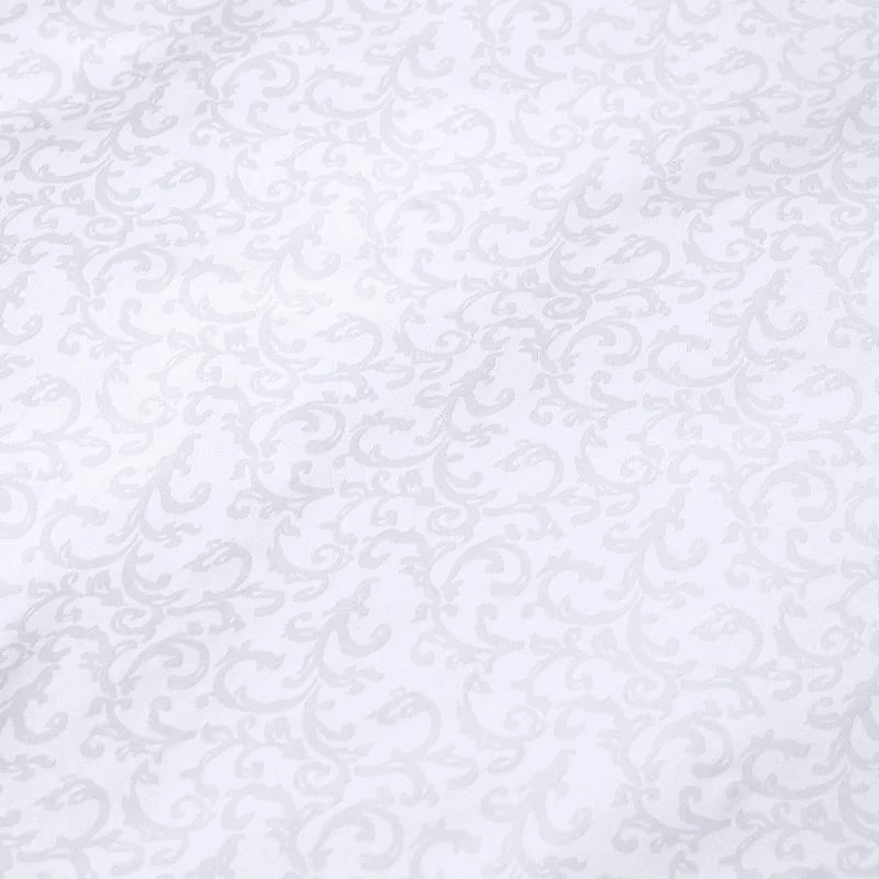 SCANquilt povlečení ELEGANT PLUS royal bílá 140 x 200/70 x 90 cm
