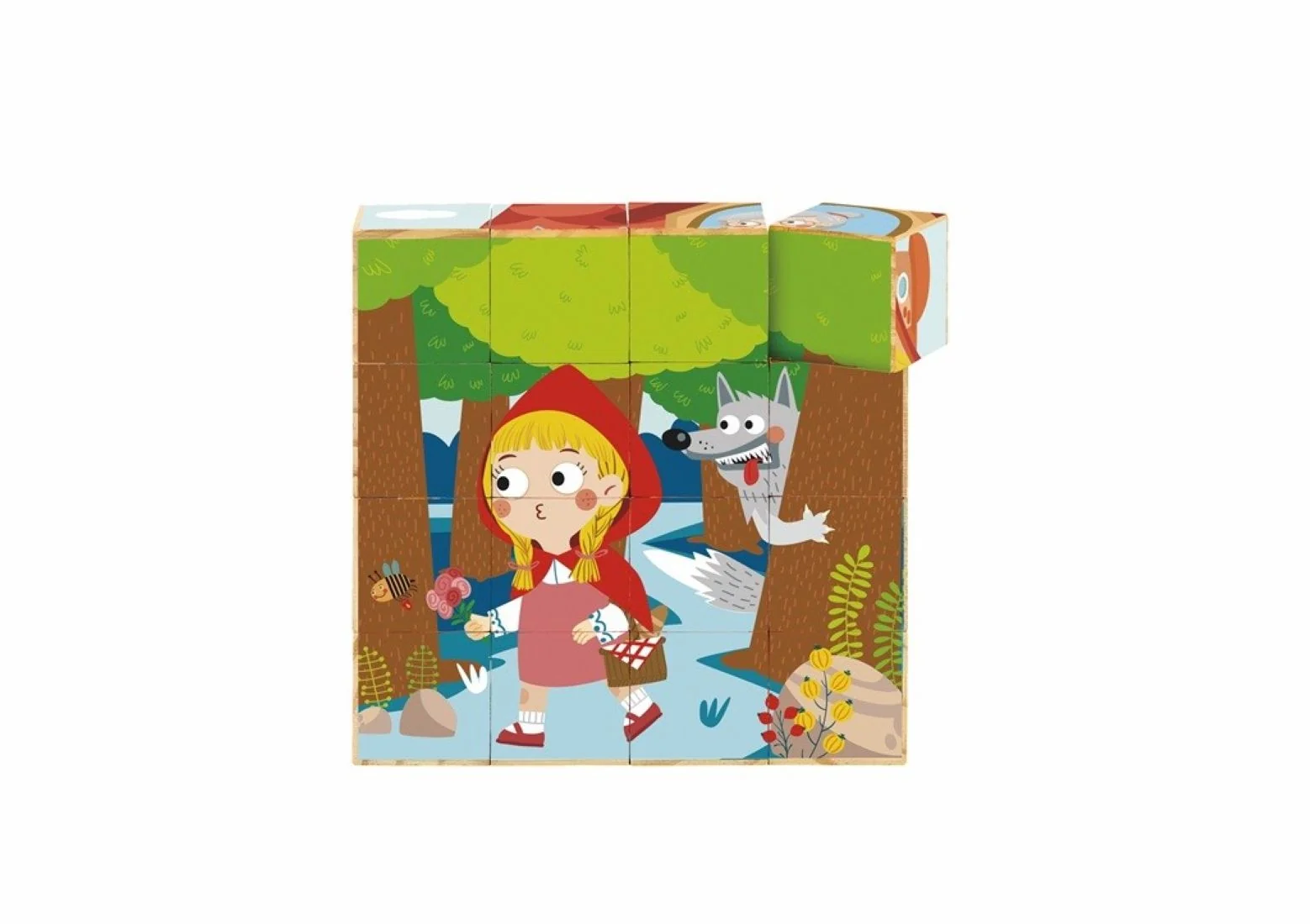 2Kids Toys Kostky Pohádka o Červené karkulce