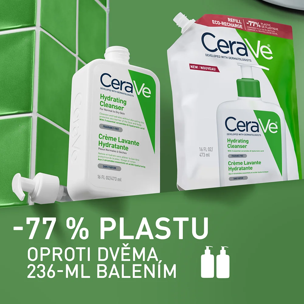 CeraVe Hydratační čisticí emulze náplň 473 ml