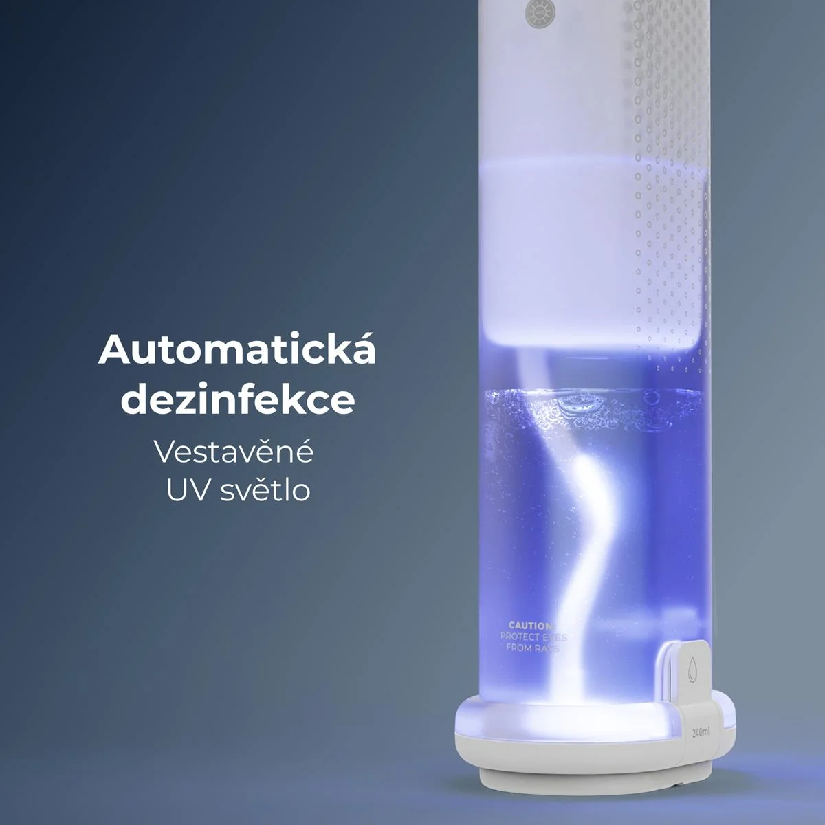 AENO Ústní sprcha DI3 - UV dezinfekce, dětský režim 