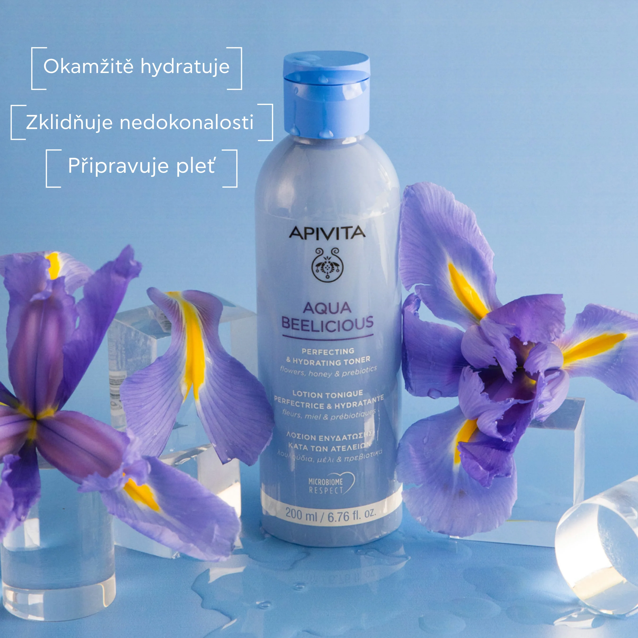 APIVITA Aqua Beelicious tonizační pleťová voda 200 ml