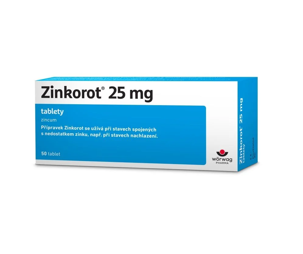 Zinkorot 25 mg 50 tablet