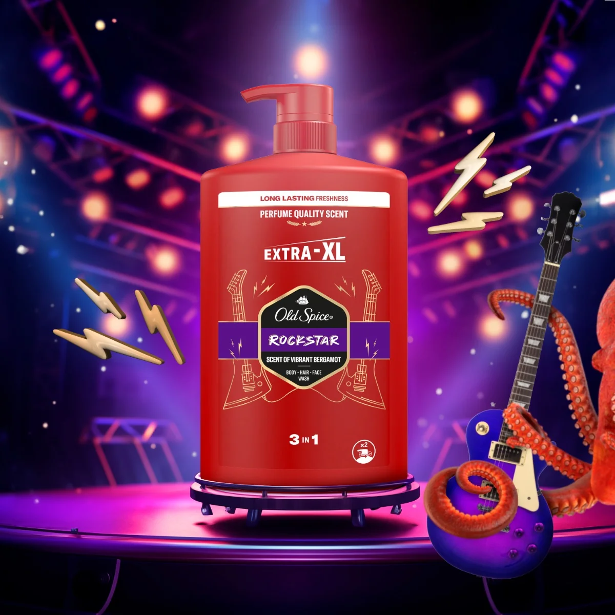 Old Spice Rockstar Sprchový gel 3v1 1000 ml