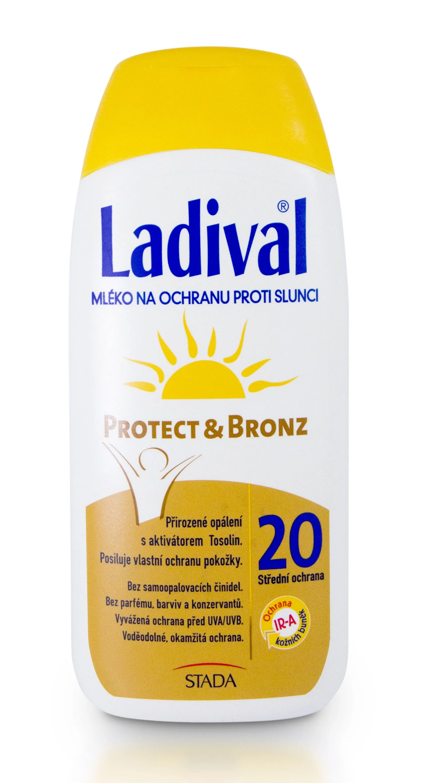 Ladival Protect&Bronz OF20 mléko na ochranu proti slunci 200 ml