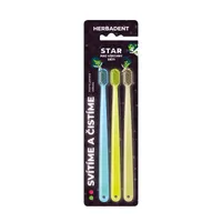 Herbadent STAR dětský svítící zubní kartáček s velmi jemnými vlákny