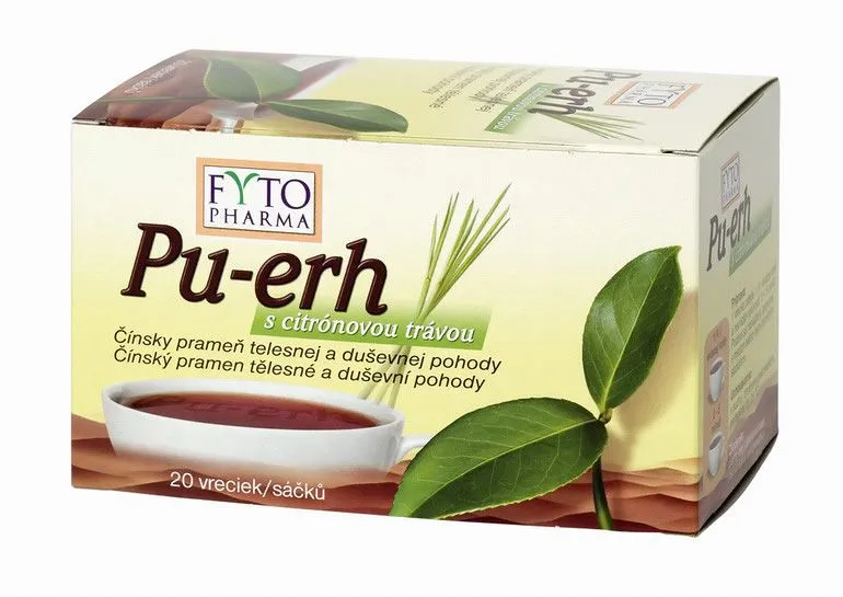 Fytopharma Pu-erh s citrónovou trávou 20x1,5 g