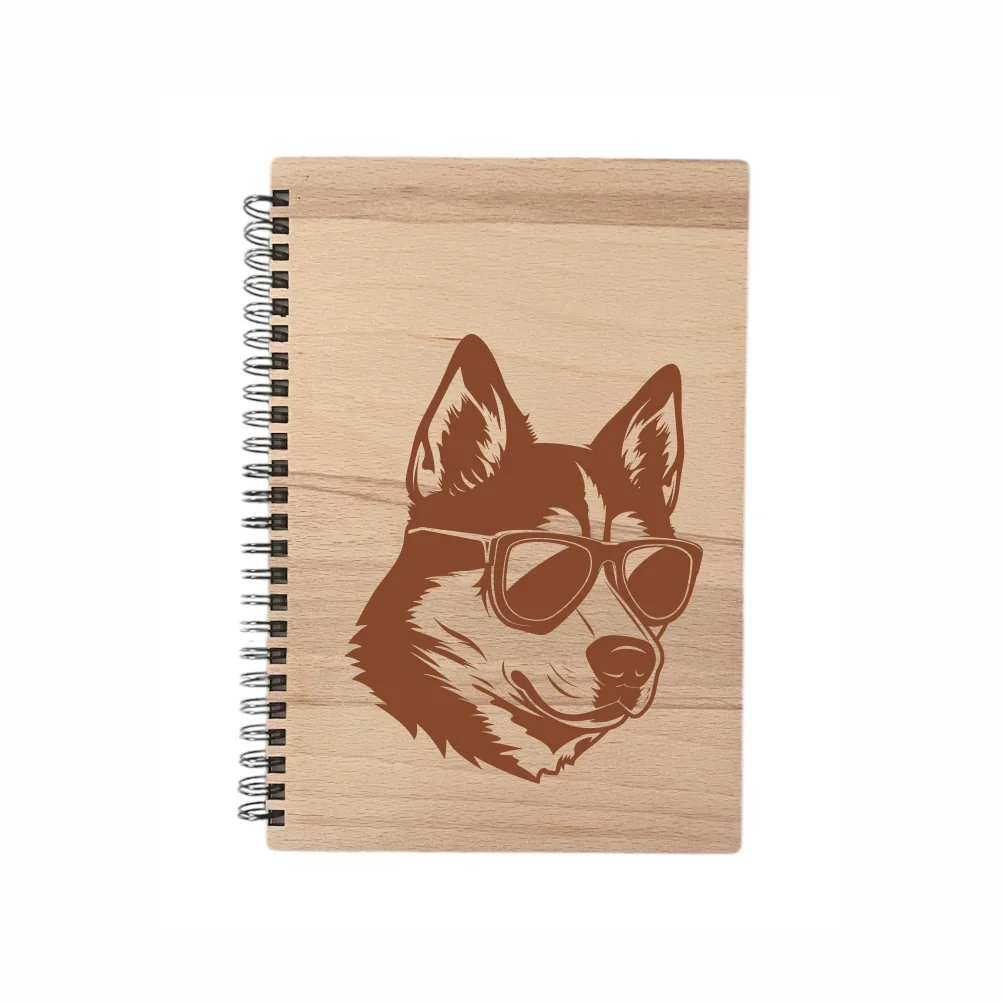 MA-NU Notýsek A5 brýle - linkovaný papír Husky