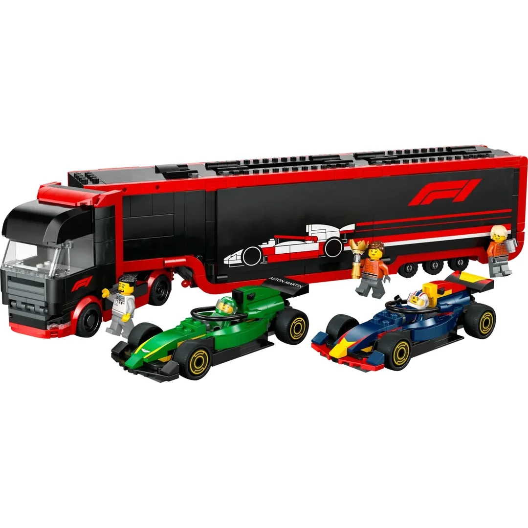 LEGO® City 60445 Kamion F1® s vozy F1® RB20 a AMR24
