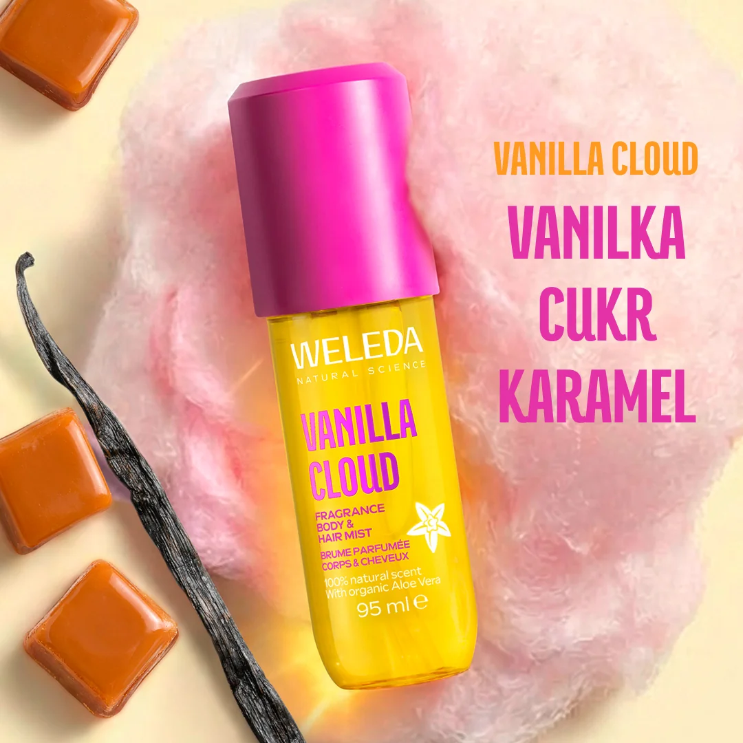 Weleda Vanilla Cloud Body&Hair Mist tělová mlha 95 ml