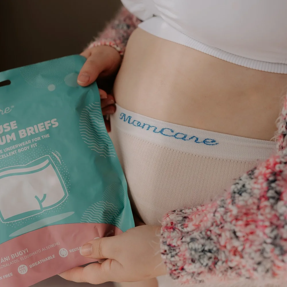 MomCare Poporodní kalhotky pro více použití vel. 2XL 4 ks