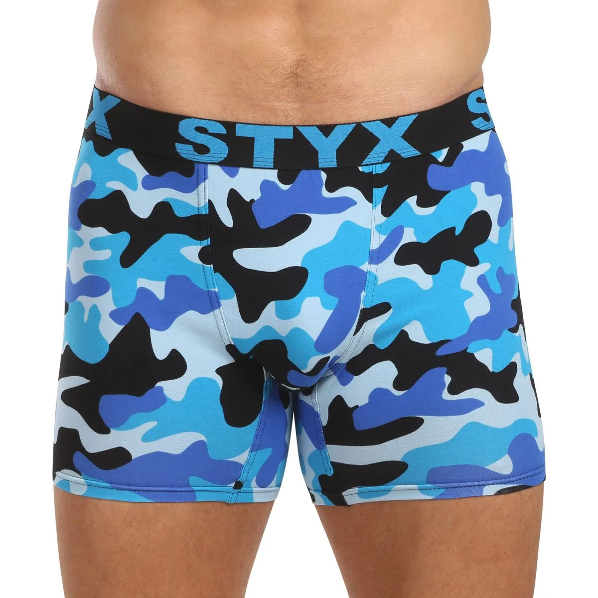 Styx 3PACK pánské boxerky long art sportovní guma vícebarevné (3UN15780) L