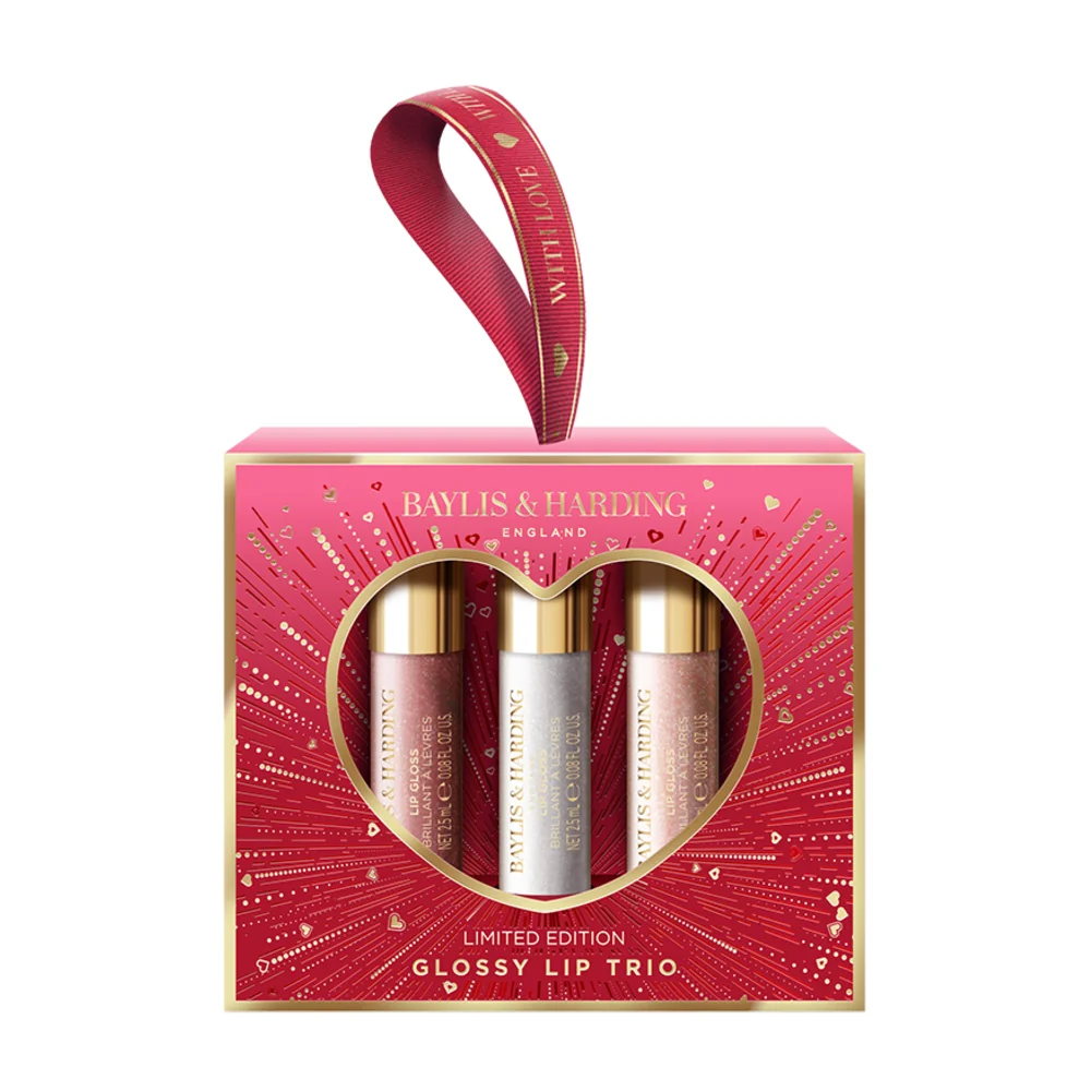 Baylis & Harding Sada lesků na rty Midnight Cherry 3x2,5 ml