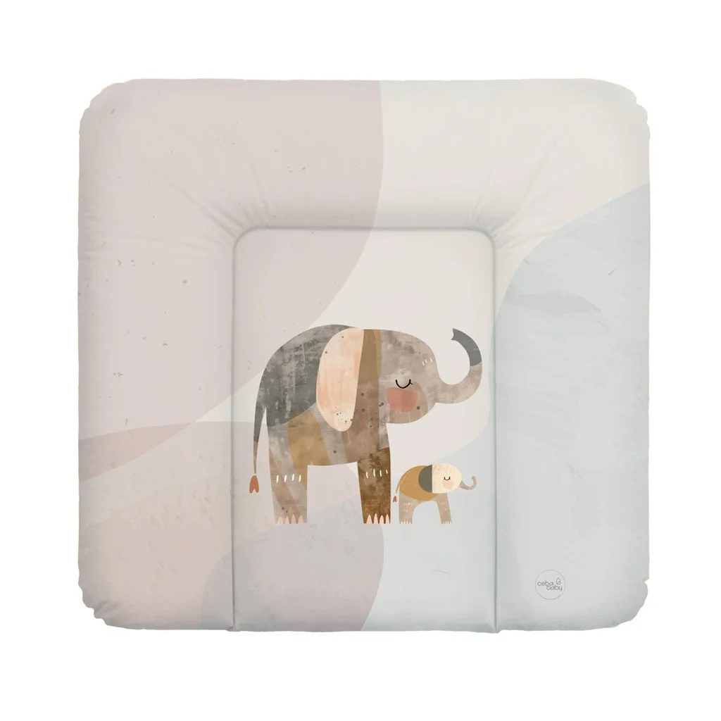 Ceba BABY Podložka přebalovací měkká (75x72) Basic Elephant Family