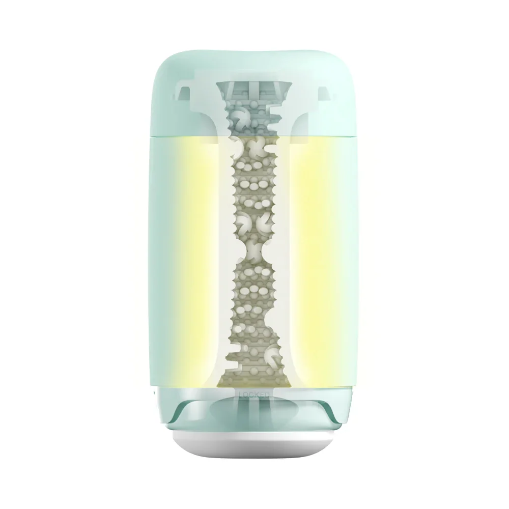 TENGA Masturbátor Puffy Green (16,5 cm)