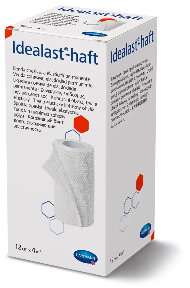 Hartmann Idealast-haft 12 cm x 4 m obinadlo elastické bílé