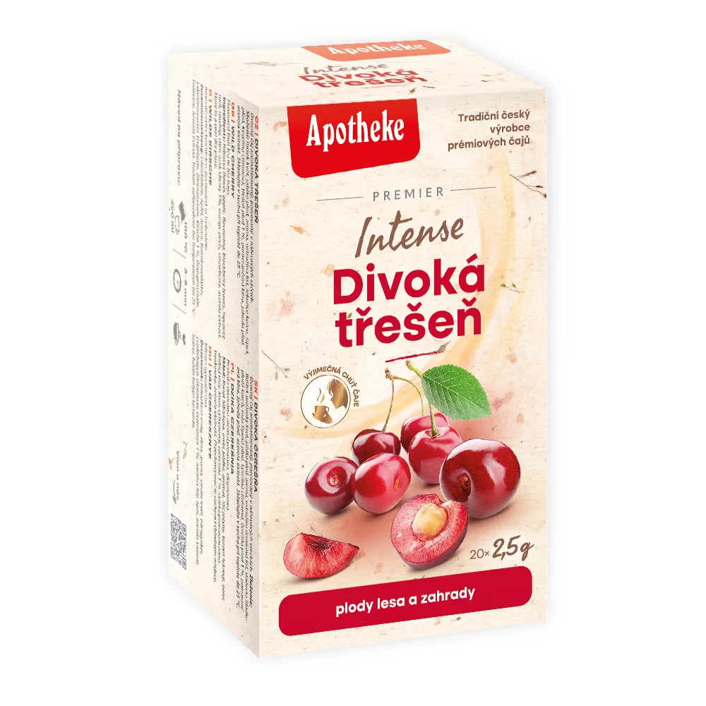Apotheke Intense Divoká třešeň porcovaný čaj 20x2,5 g