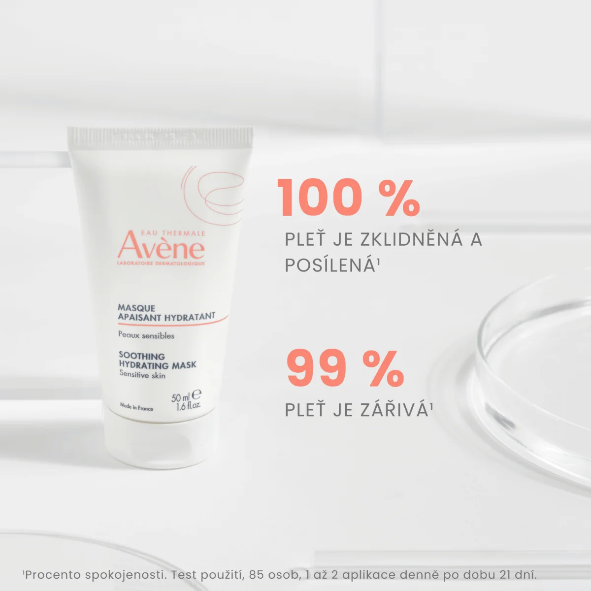 Avène Zklidňující hydratační maska 50 ml