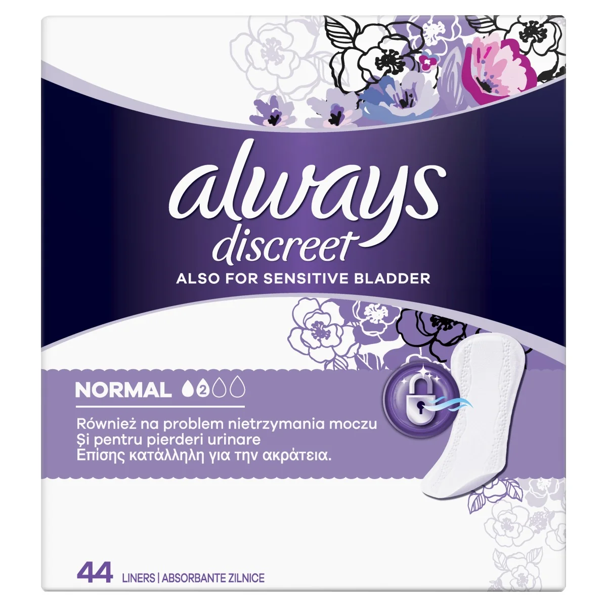 Always Discreet Normal inkontinenční intimky 44 ks