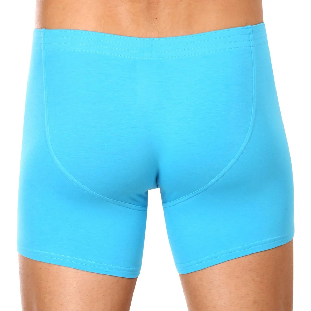 Styx 3PACK pánské boxerky long klasická guma světle modré (3F1169) L