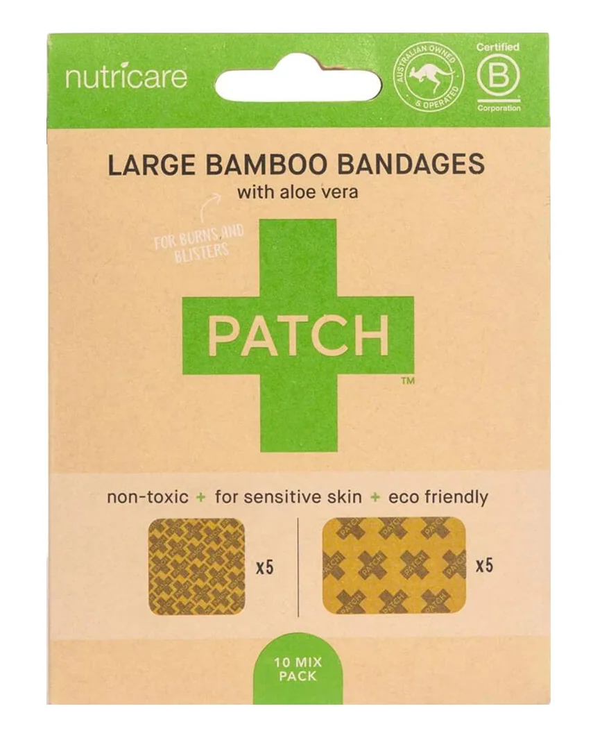 PATCH Bambusové náplasti s aloe vera široké 10 ks