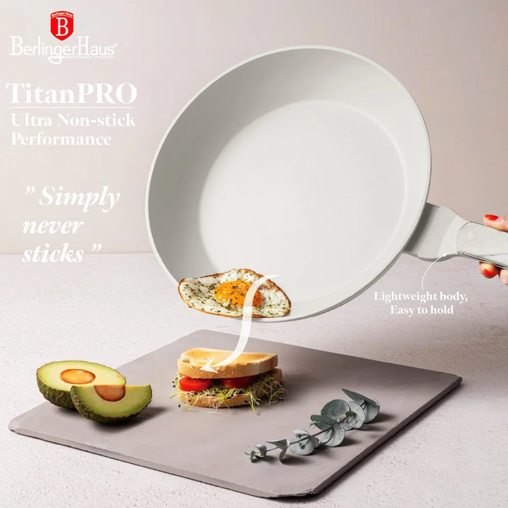 Berlingerhaus Sada nádobí s titanovým povrchem 15 ks Sahara Marble Collection
