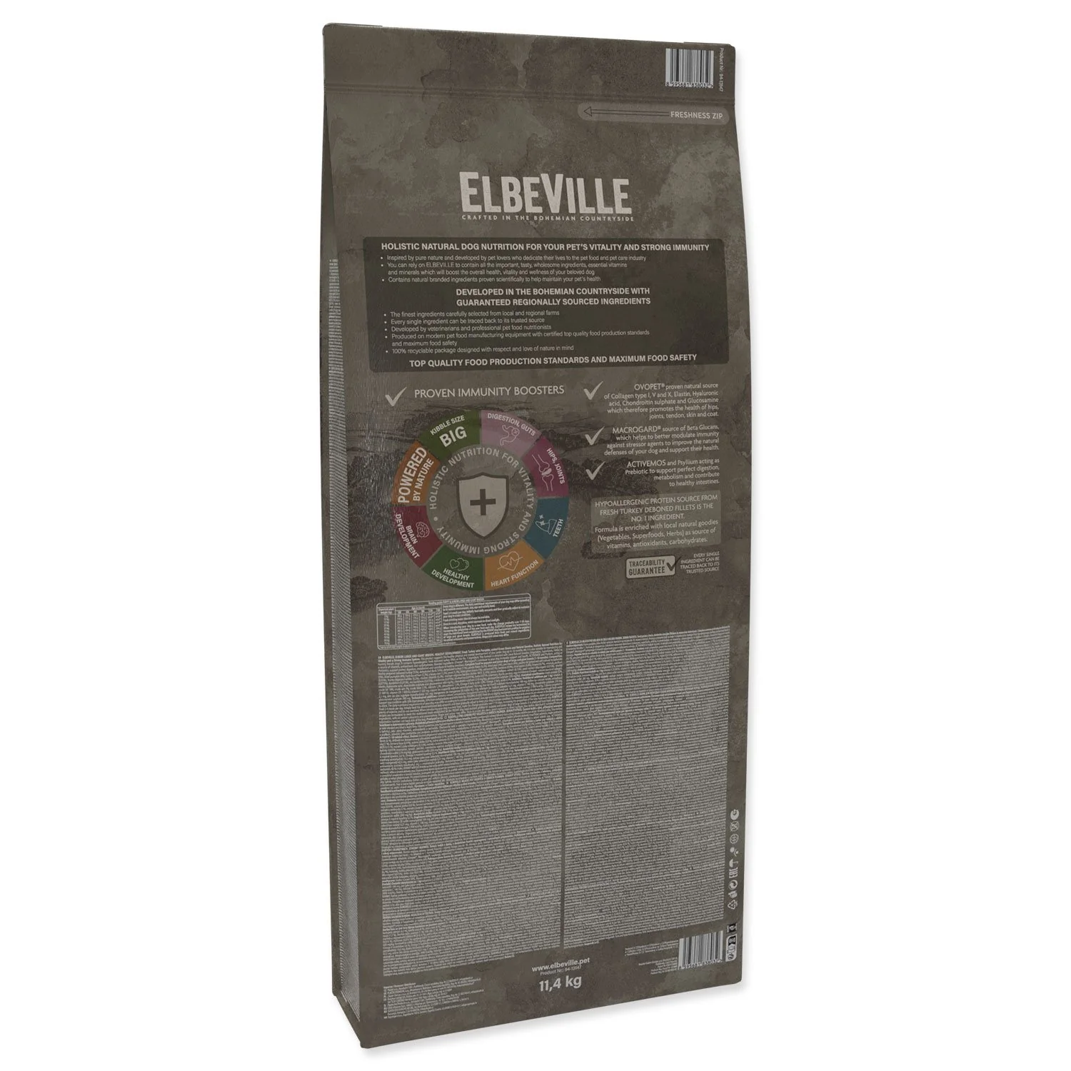 Elbeville Krmivo Puppy and Junior Large Healthy Development Fresh Turkey 11,4kg