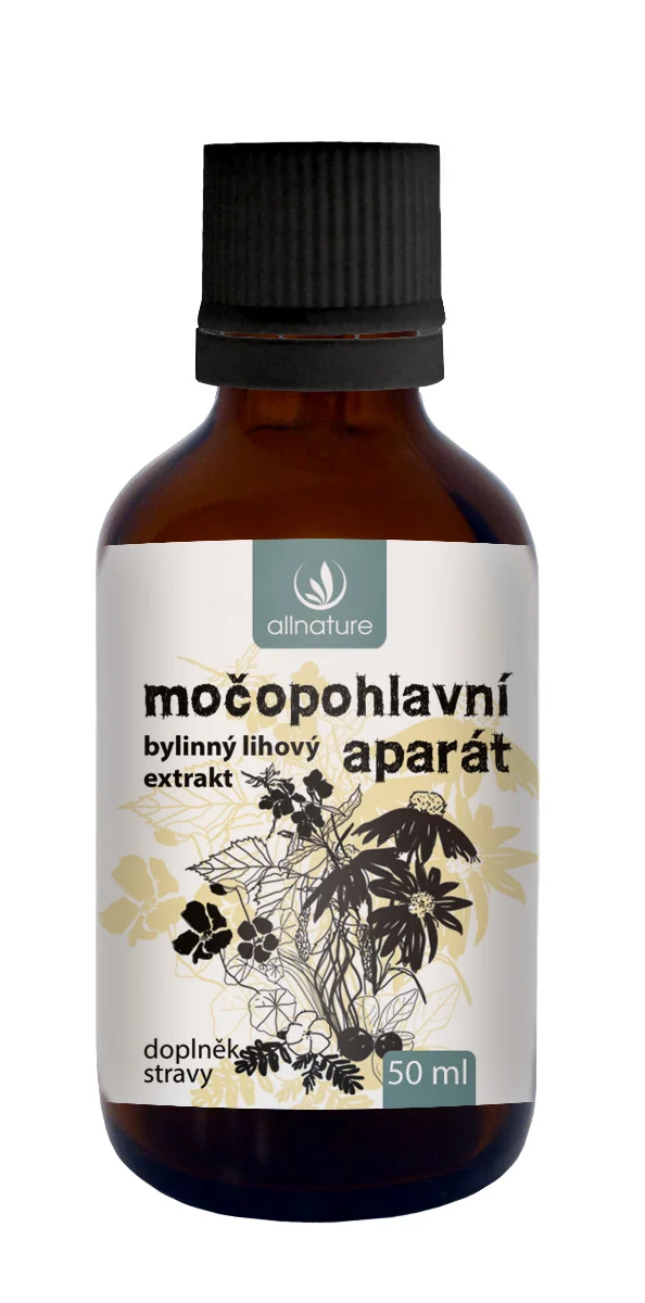 Allnature Močopohlavní aparát bylinný lihový extrakt 50 ml