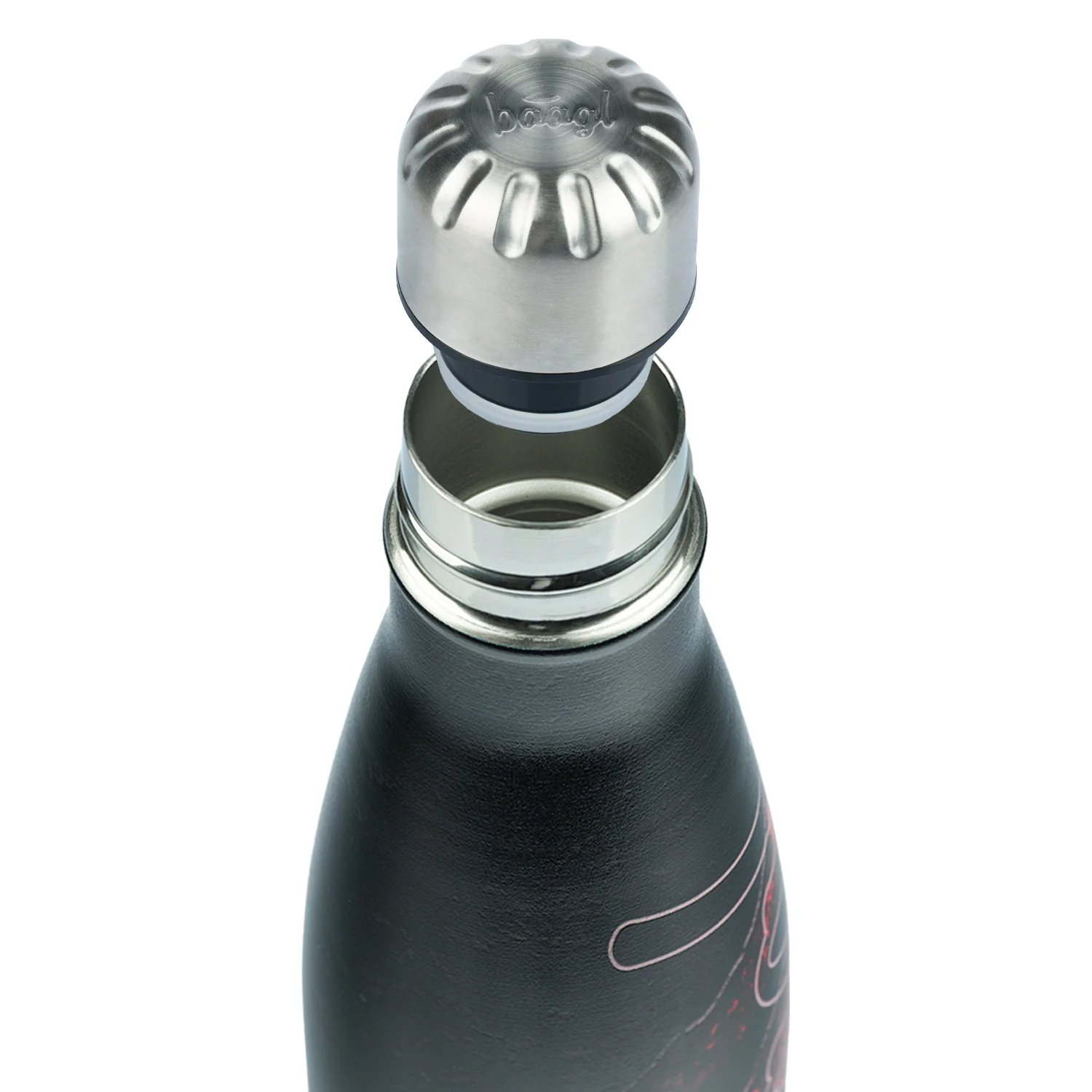 Baagl Termoláhev s kovovým víčkem Láva, 500 ml