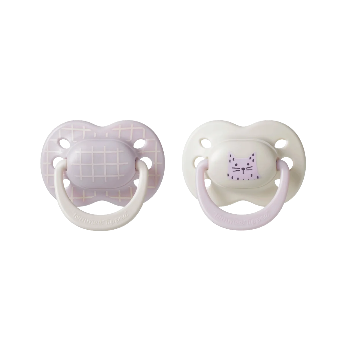 Tommee Tippee Silikonový dudlík Ultimate Fit Deco Girl 0-6m 2 ks více barevných variant