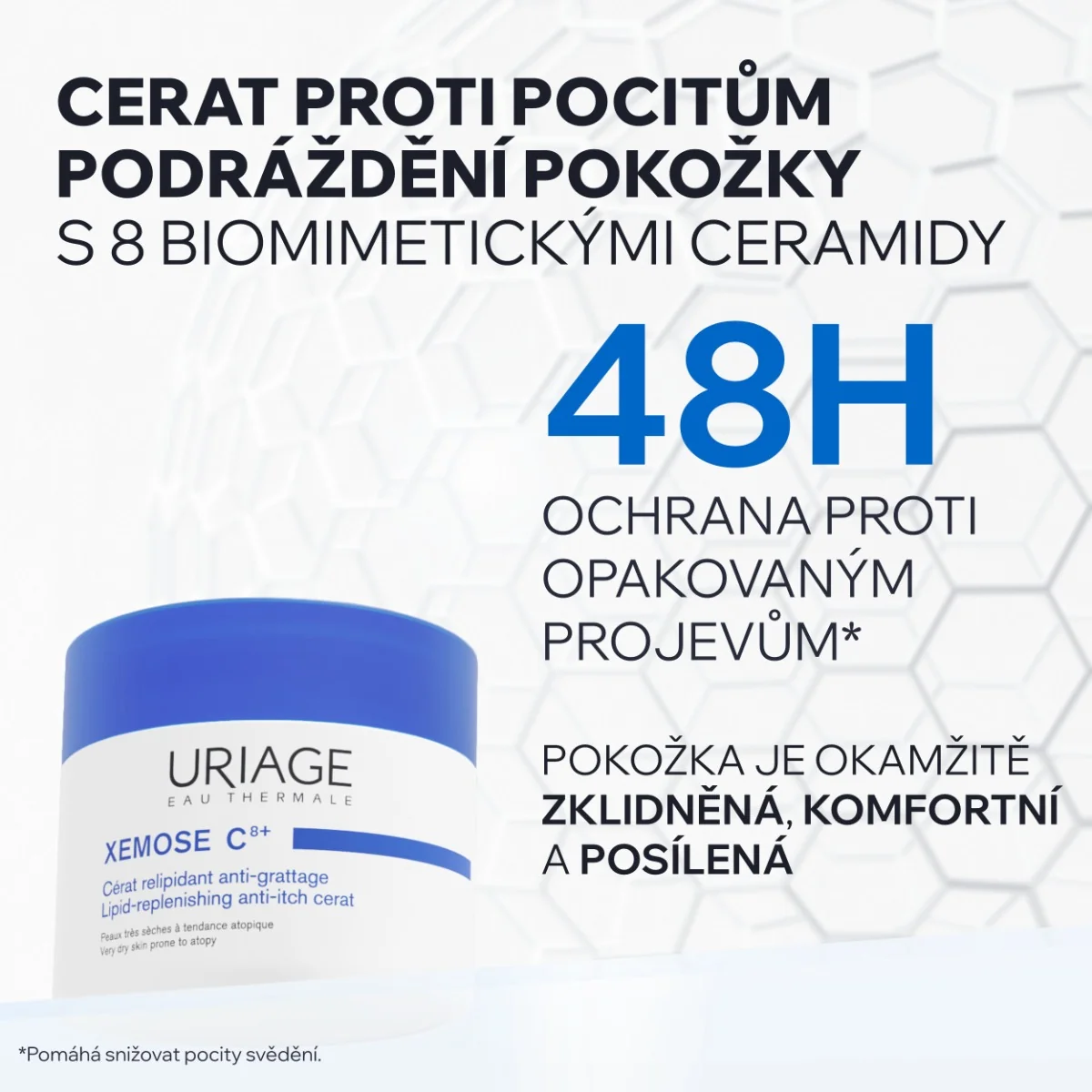 Uriage Xémose C8+ Relipidační zklidňující mast pro suchou až atopickou pokožku 200 ml