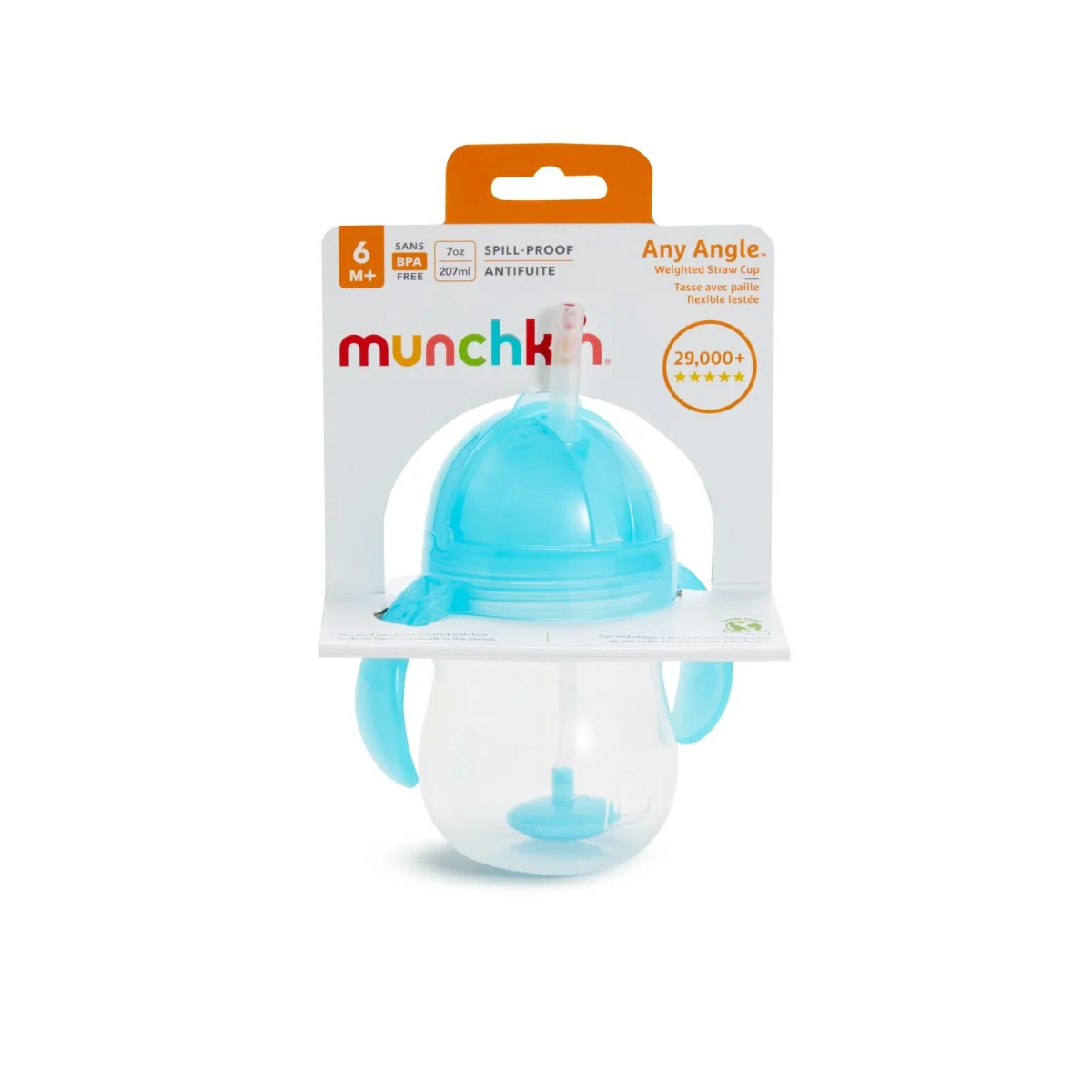 Munchkin Click Lock Tip & Sip Hrneček 6m+ 207 ml modrý
