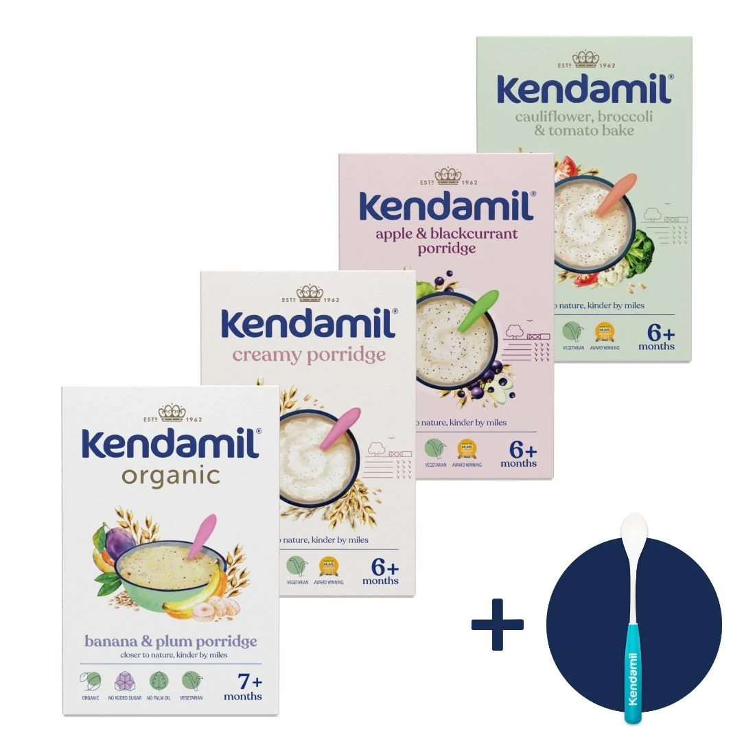 Kendamil Variace mléčných a nemléčných kaší 4x150 g