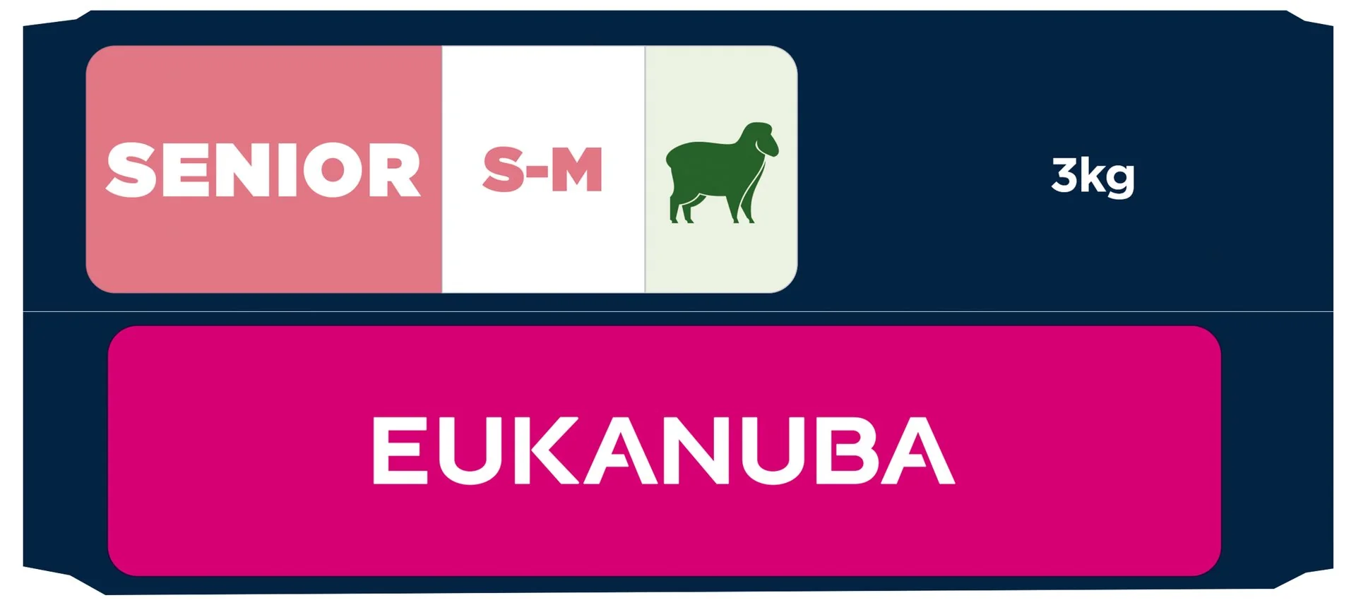 Eukanuba Krmivo Senior Small and Medium rich in lamb 3kg