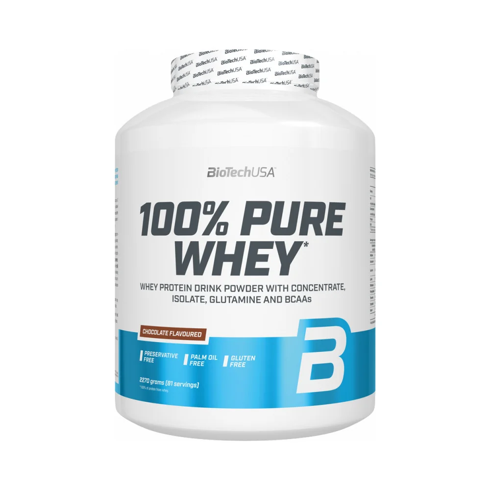 BioTech USA 100% Pure Whey 2000g - čokoláda, arašídové máslo